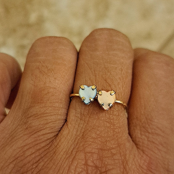 Gorgeous Double Heart Ring - Picture 5 of 5